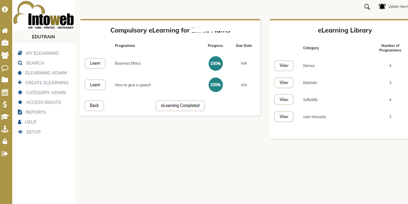 edutrain elearning creation Software South Africa