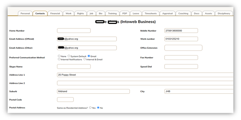 HR Employee Self Service Software South Africa