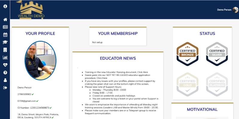 eLearning Student Portal Software Software South Africa
