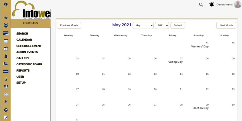 EduClass - Classroom Booking System Software South Africa