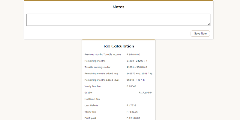 Finances - Payroll System Software South Africa